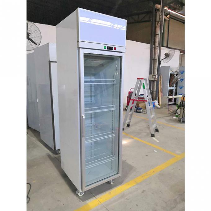 Refrigerador de aluminio de la exhibición del colmado del marco R134A 250W 0