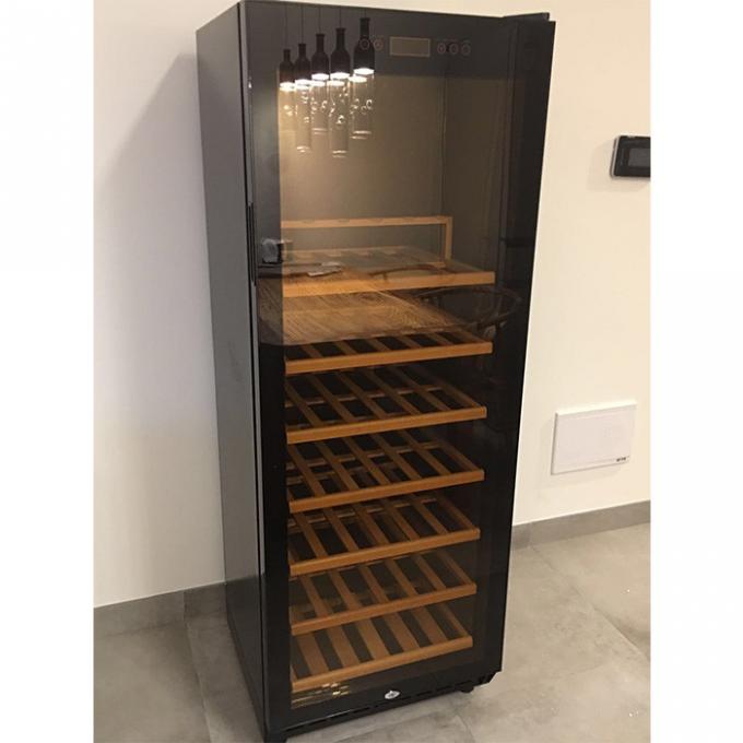 refrigerador libre del vino de las botellas de cristal de la puerta 135w 110 0
