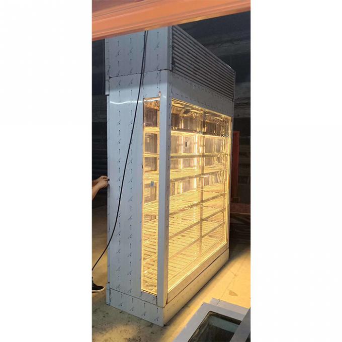 refrigerador vertical de la exhibición del vino del ODM de la puerta de oscilación 1