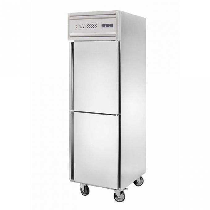 congelador de refrigerador de acero inoxidable comercial de 220V 500L 0