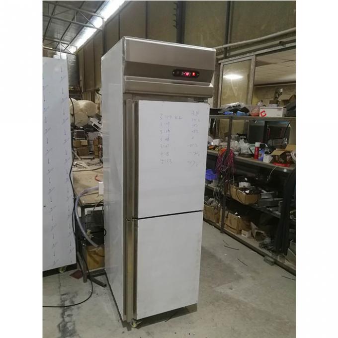 congelador de refrigerador de acero inoxidable comercial de 220V 500L 1
