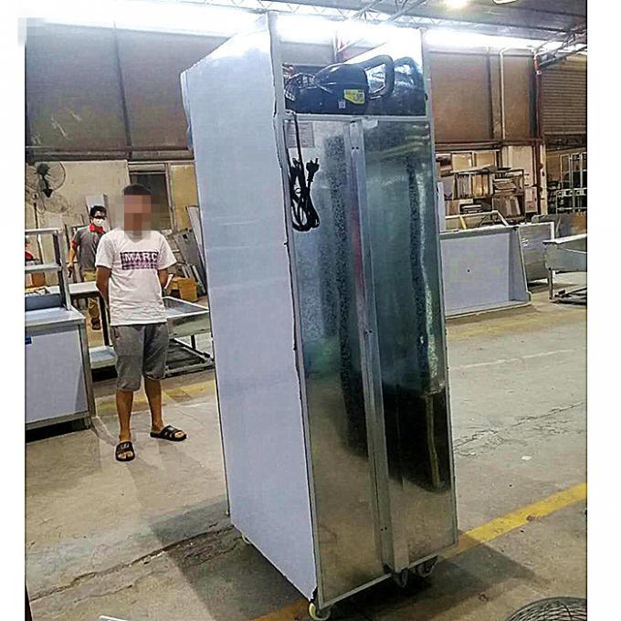 Refrigerador vertical comercial de acero inoxidable 201 300W 1