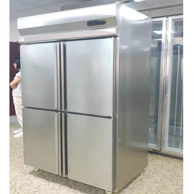 congelador de refrigerador de acero inoxidable comercial 550W de 2000m m 0