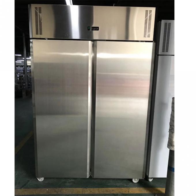 Congelador de refrigerador de acero inoxidable comercial de R404A 450W 1