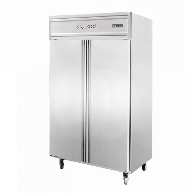 Congelador de refrigerador de acero inoxidable comercial de R404A 450W 0