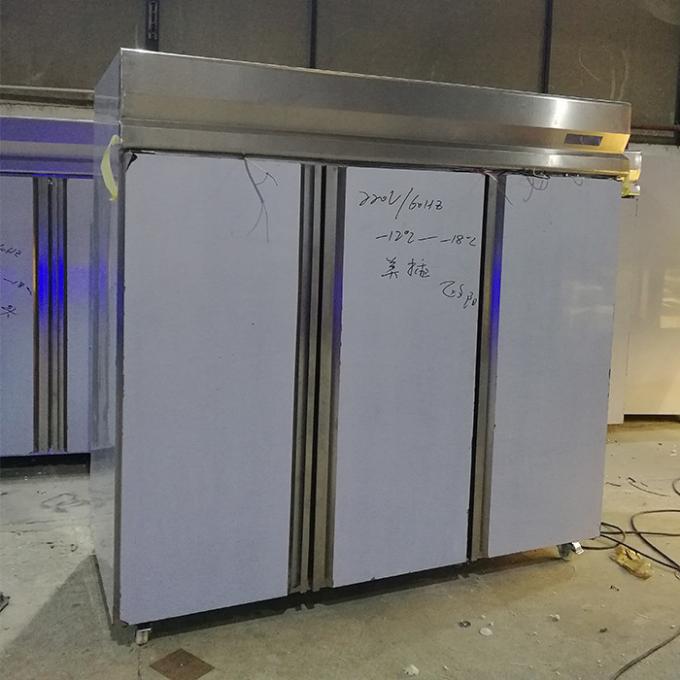 Congelador de refrigerador de acero inoxidable comercial del ODM R134A 2